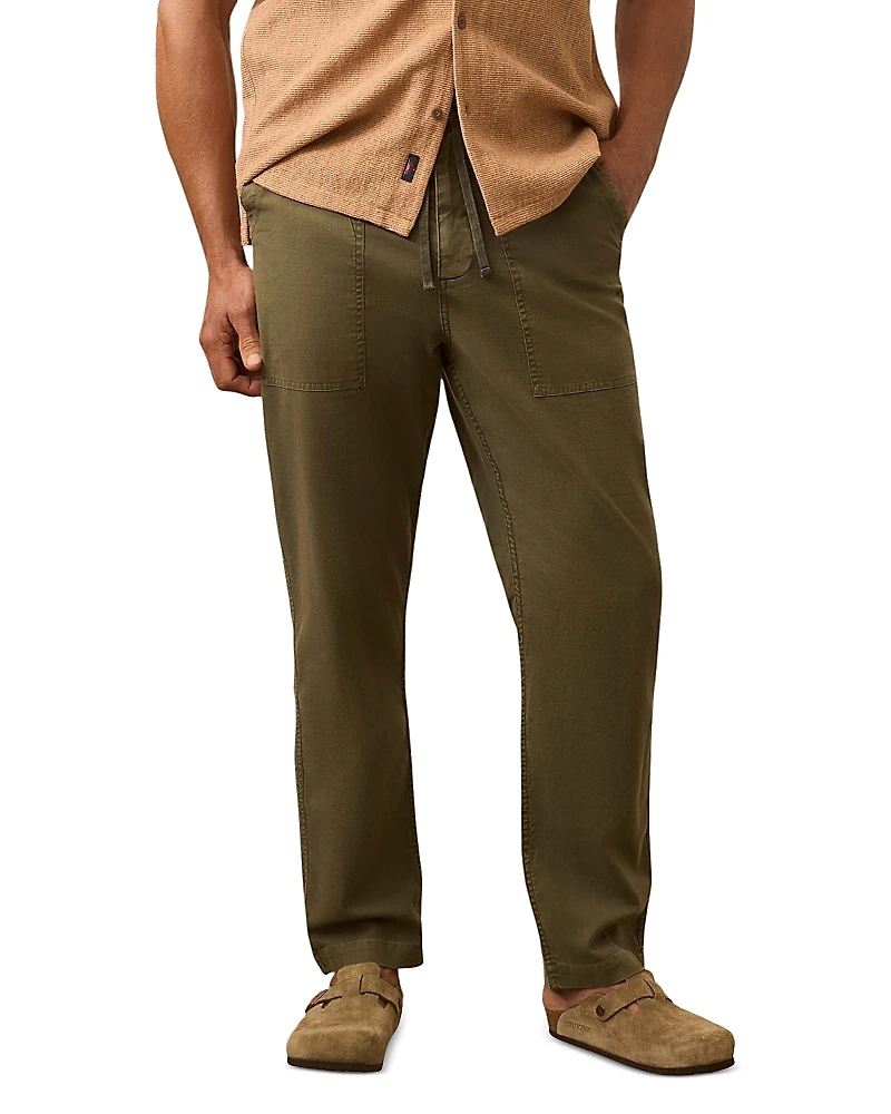 Faherty Dune Relaxed Fit Utility Pants