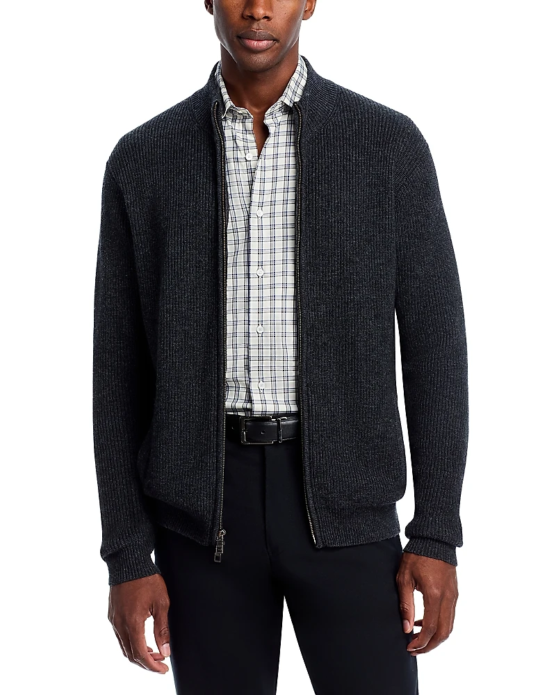 Peter Millar Crescent Zip Front Sweater