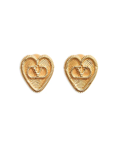 Valentino Garavani Heart Logo Earrings