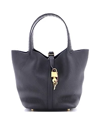 Pre-Owned Hermes Mm Touch Picotin Lock Bag Clemence with Matte Alligator