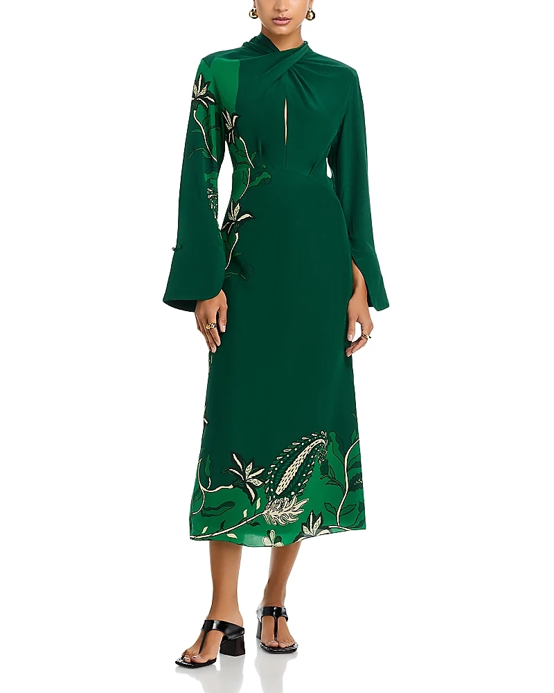 Johanna Ortiz Interdimensional Silk Dress