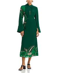 Johanna Ortiz Interdimensional Silk Dress