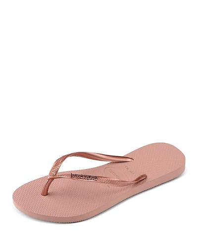 havaianas Women's Slim Logo Flip Flop Sandals