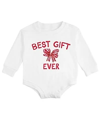 Sweet Wink Girls' Best Gift Ever Christmas Long Sleeve Romper - Baby