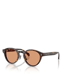 Moncler Ember Round Sunglasses, 49mm