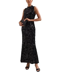 Phase Eight Trudy Sequined Velvet Maxi Dress