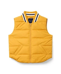 Janie and Jack Boys' The Varsity Puffer Vest - Little Kid, Big Kid