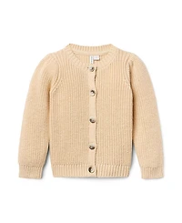 Janie and Jack Girls' The Classic Ribbed Cardigan - Baby, Little Kid, Big Kid