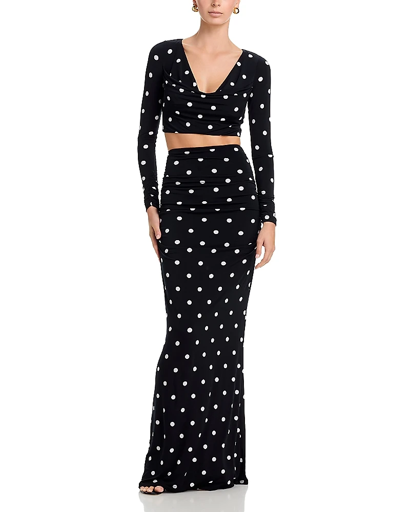 Black Halo Rafaela Two Piece Maxi Dress