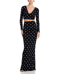 Black Halo Rafaela Two Piece Maxi Dress