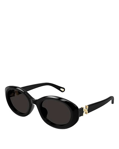 Chloe Oval Sunglasses, 54mm