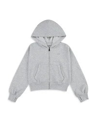 abercrombie kids Girls' Essential Full Zip Hoodie - Little Kid, Big Kid