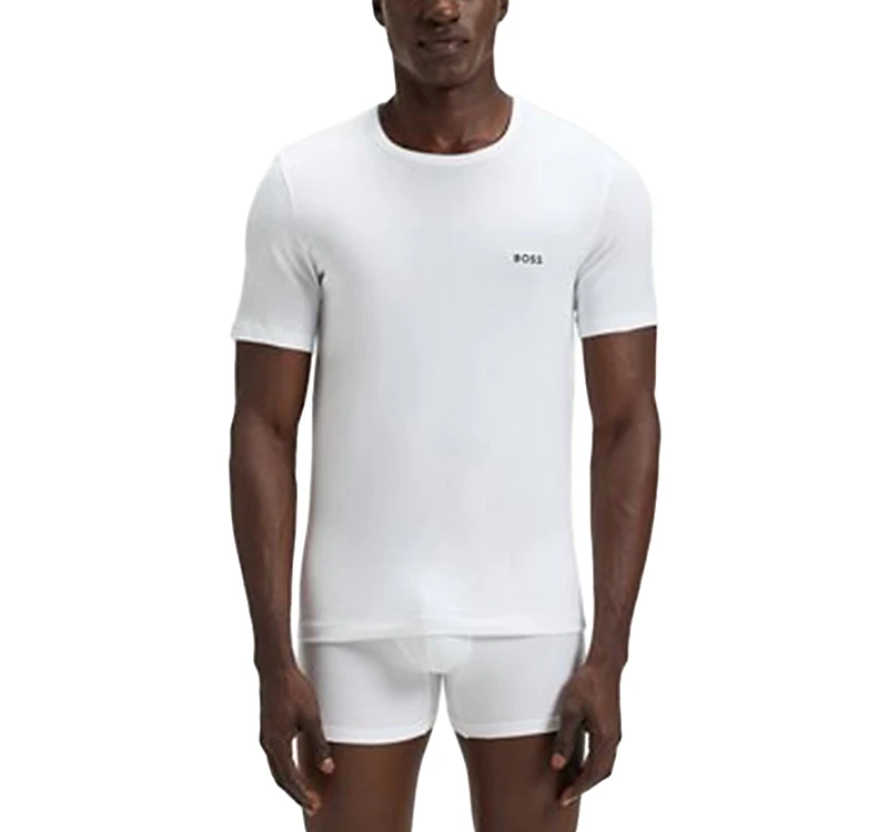 Boss Jersey Cotton Tee, Pack of 3