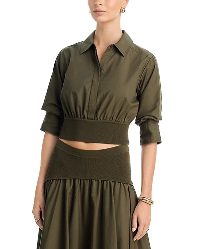 Simkhai Stiles Cropped Shirt