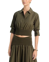 Simkhai Stiles Cropped Shirt