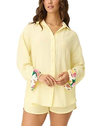 Pq Swim Contrast Cuff Shirt