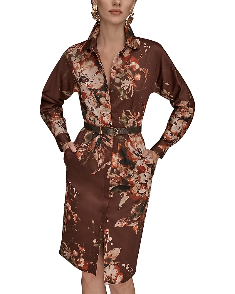 Donna Karan Belted Shirtdress