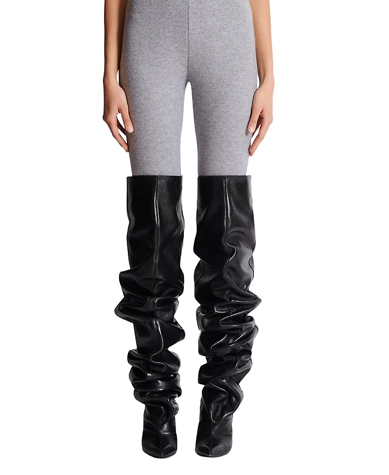 Balmain Cotton Knit Leggings