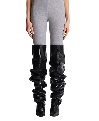 Balmain Cotton Knit Leggings