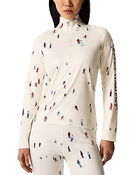 Perfect Moment Quarter Zip Base Layer Top