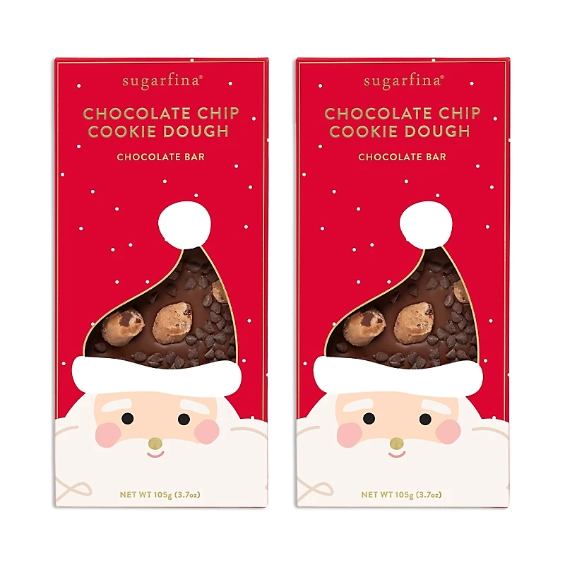 Sugarfina Chocolate Chip Cookie Dough Milk Chocolate Bar, Set of 2