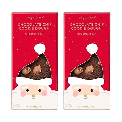 Sugarfina Chocolate Chip Cookie Dough Milk Chocolate Bar, Set of 2