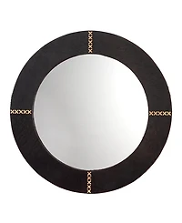 Jamie Young Round Cross Stitch Mirror