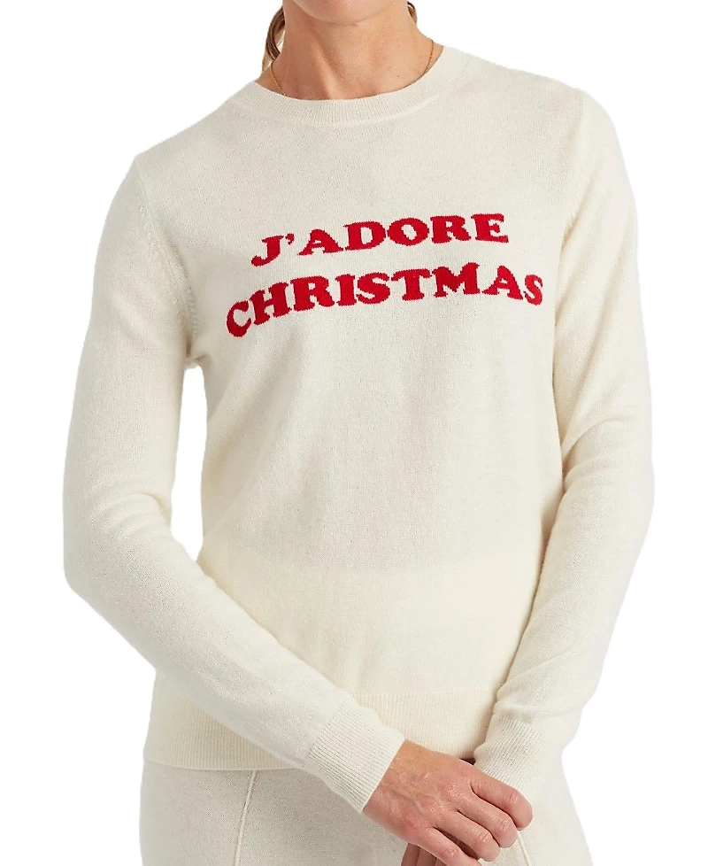 Chinti & Parker Women's Wool-Cashmere J'adore Christmas Sweater
