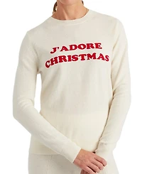 Chinti & Parker Women's Wool-Cashmere J'adore Christmas Sweater