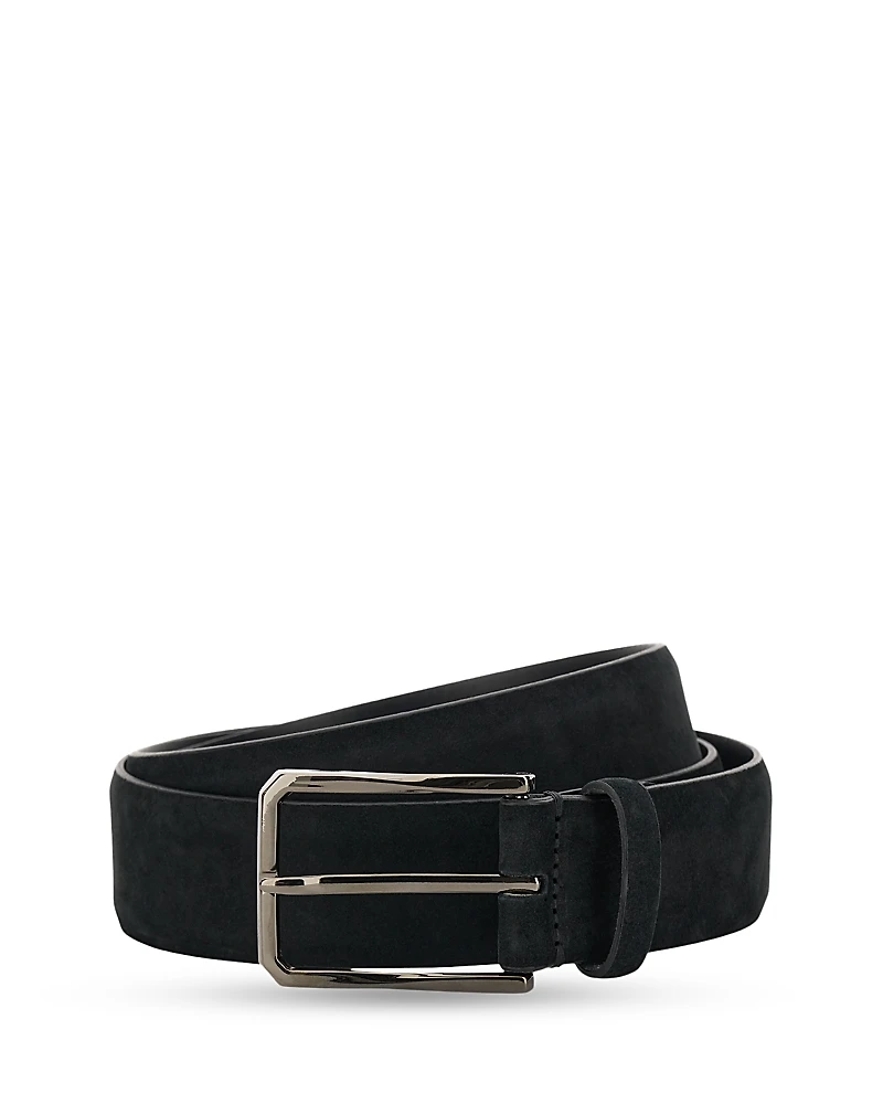 Boggi Milano Men's Nubuck Leather Belt - Exclusive