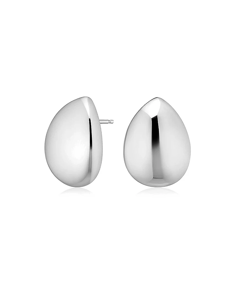 Oradina Sterling Silver Reflection Studs