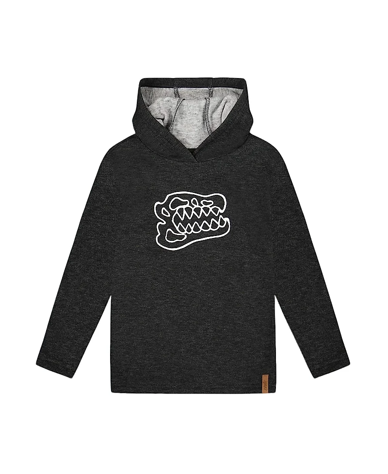 Deux par Boys' Long Sleeve Super Soft Brushed Jersey Hooded Sweatshirt