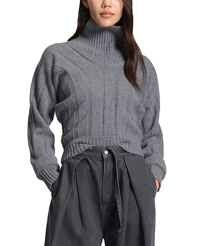 Boss Fisaniara Wool Cashmere Turtleneck Sweater