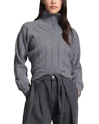 Boss Fisaniara Wool Cashmere Turtleneck Sweater