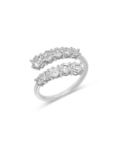 Bloomingdale's Fine Collection Luxe Collection Certified Lab Grown Diamond Hexagon Wrap Ring
