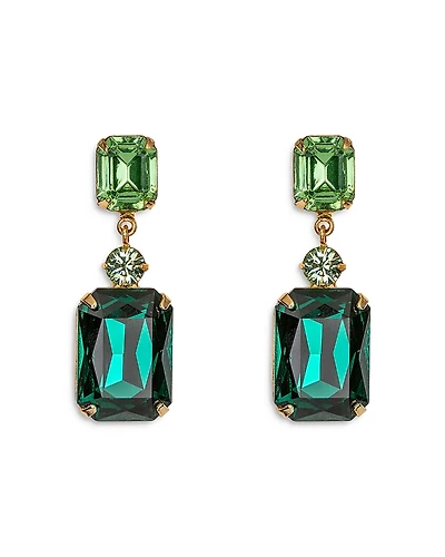 Jennifer Behr Justine Gemstone & Crystal Drop Earrings