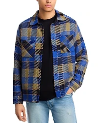 Wax London Whiting Pike Check Overshirt