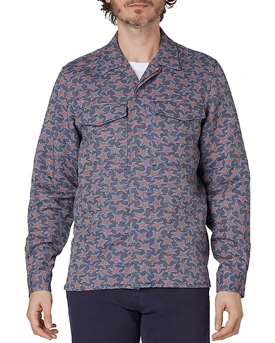 Ps Paul Smith Printed Long Sleeve Button Front Shirt