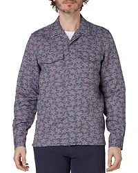 Ps Paul Smith Printed Long Sleeve Button Front Shirt