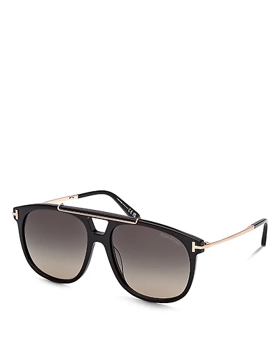 Tom Ford Sam Navigator Sunglasses, 58mm
