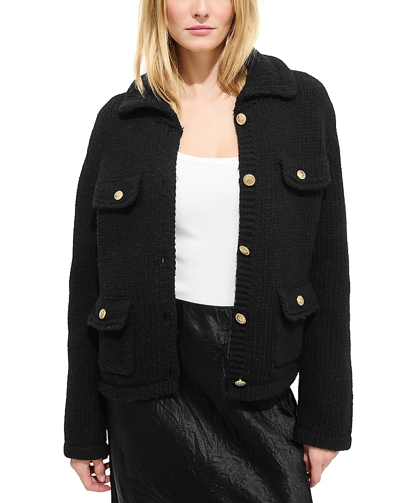 Alex Mill Edinburgh Merino Wool Sweater Jacket