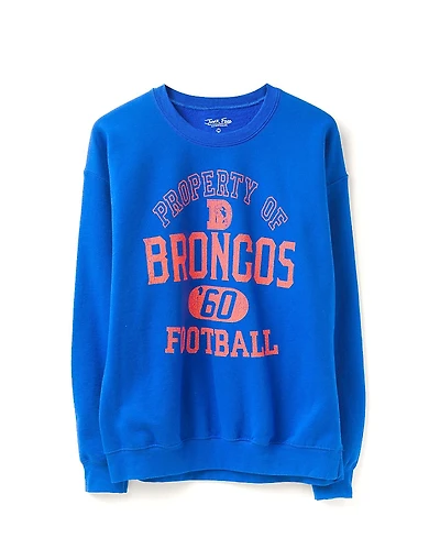 Junk Food Clothing Unisex Nfl Denver Broncos Property Flea Market Crew Fleece