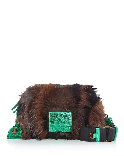 Kurt Geiger London Southbank Faux Fur Camera Crossbody Bag