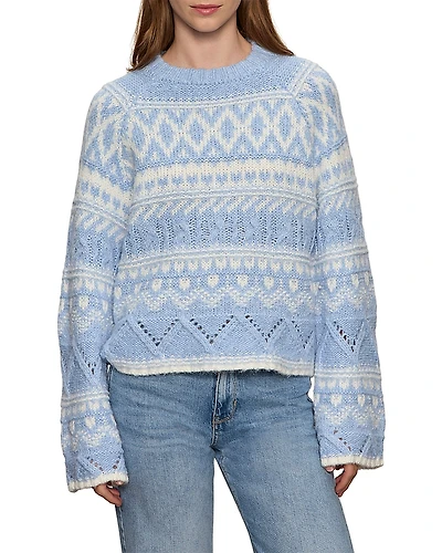 Sanctuary Fair Isle Crewneck Sweater