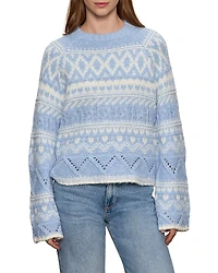 Sanctuary Fair Isle Crewneck Sweater