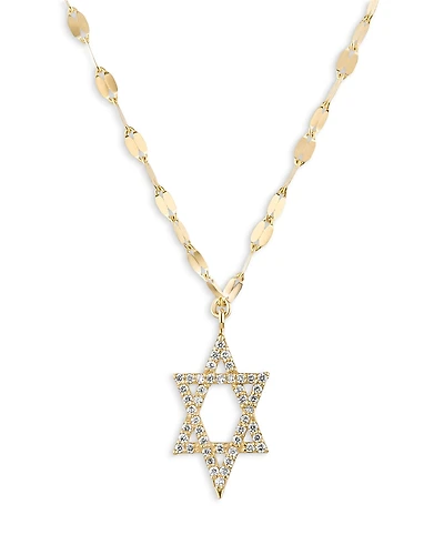 Lana Jewelry Diamond Star Of David Pendant Necklace