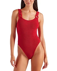Hunza G Domino One Piece Swimsuit