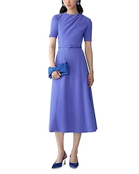 Carolina Herrera Draped Midi Dress