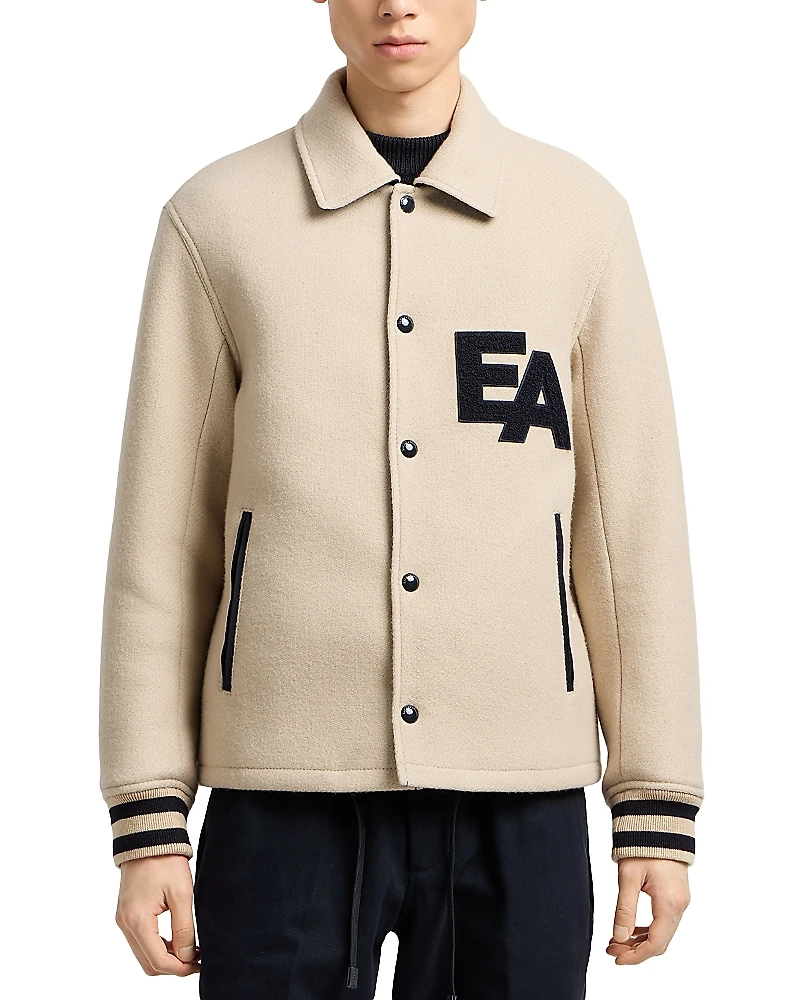 Emporio Armani Wool Varsity Jacket
