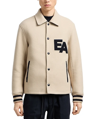 Emporio Armani Wool Varsity Jacket